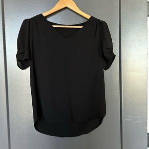Black Adrianna papell blouse xs